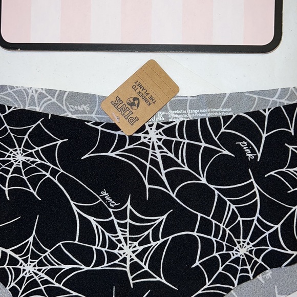 Victoria’s Secret (PINK) Halloween No Show Cheeky Panty (Spider Web) - Picture 5 of 10